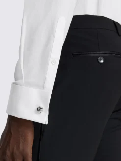 Hot MOSS Chemise slim à patte de boutonnage dissimulée