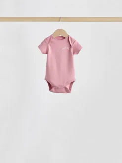 Best Next Coeur rose - Bébé Manches courtes Bodysuits 5 Pack