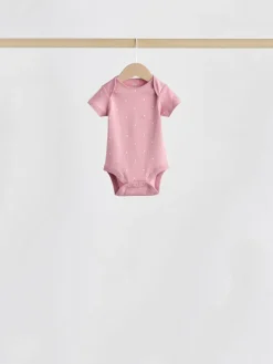 Best Next Coeur rose - Bébé Manches courtes Bodysuits 5 Pack