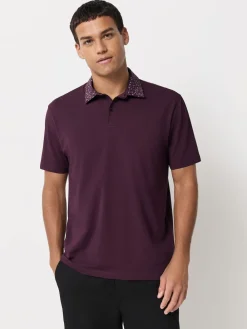 Best Next - Polo en jersey Manches courtes 3 Pack Col imprimé baies