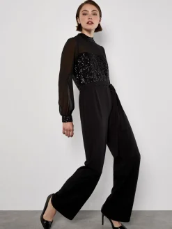 Apricot Combinaison à sequins|Femme Combi-Pantalons Et Combishorts