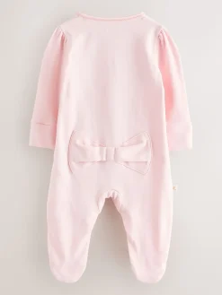 Baker by Ted Baker Combinaison de nuit rose Born In 2026 à nœud en ruban| Grenouillères Et Dors-Bien
