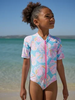Sale Next coquille Bleu - Maillot de bain Sunsafe à manches courtes (3mois à16ans)