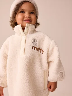 Clearance Next Crème - Polaire Miffy Half Popper (3mois-7ans)