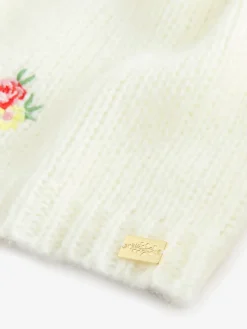 Best Laura Ashley écru - Cardigan Fleuri Brodé