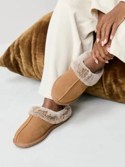 Online Hush Puppies Écru - Amara Chaussons d'hiver doublés de fausse fourrure