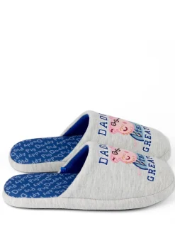 Best Vanilla Underground - Chaussons Mr Men Mr Lazy Daddy Pig gris