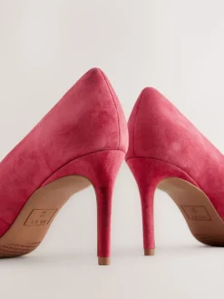 Best Next - Chaussures de milieu de terrain en cuir Daim rouge