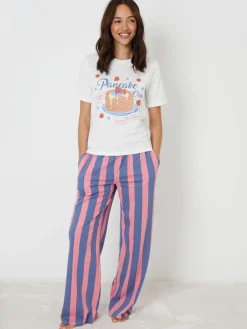 Clearance Threadbare Ensemble pyjama à manches courtes imprimé graphique