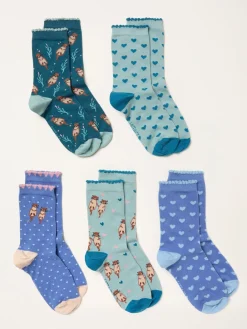 Best Fat Face FatFace 5 paires de chaussettes loutres