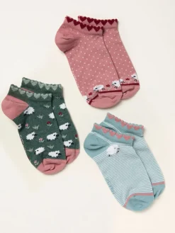Fat Face FatFace 3 paires de chaussettes de sport