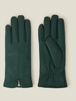 Online Accessorize Gants  en cuir avec doublure en fausse fourrure