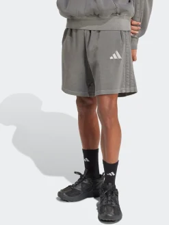adidas Gris - All SZN French terry délavé 100% coton 8 pouces|Homme Vêtements De Sport|Shorts