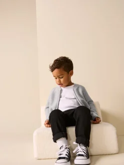 Online Next - Cardigan zippé (3mths-7yrs) Gris