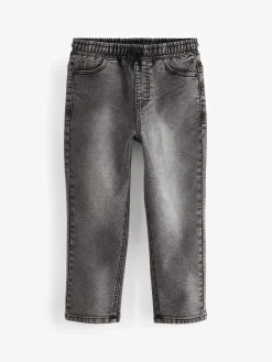 Best Next Gris - Jeans extensibles à taille élastique (3-16ans)