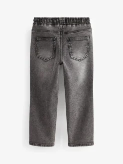 Best Next Gris - Jeans extensibles à taille élastique (3-16ans)