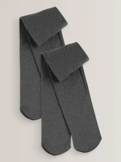Sale Next Gris - Lot de 2 collants School 80 deniers