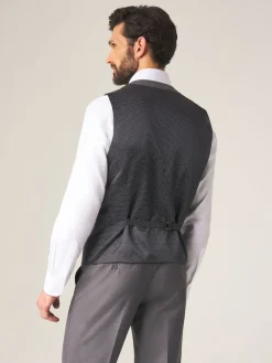 Clearance Skopes Gris - Madrid Regular Fit Suit Waistcoat (gilet de costume à coupe régulière)
