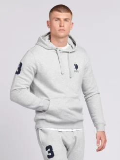 New U.S. Polo Assn Gris - . Sweat à capuche Classic Fit Player homme 3 % 100à capuche