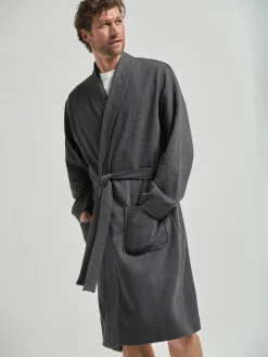 New Next Gris de charbon de bois - Robe légère de robe de gaufre