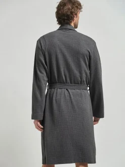 New Next Gris de charbon de bois - Robe légère de robe de gaufre