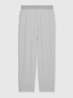 Clearance Reiss Gris pastel - Jogging Hugo en jersey de coton avec ceinture à logo extensible
