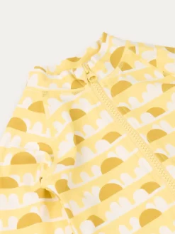 Best KIDLY by MORI Jaune - Combinaison Sunsafe à manches 3/4