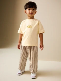 Best Next Jaune sunshine - Ensemble t-shirt à manches courtes et jogging léger (3mois-7ans)