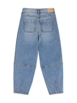 Abercrombie & Fitch Jean Barrel taille haute| Jean