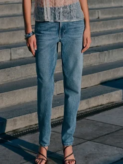Best Next Jean bleu moyen - Jean colonne extensible Mom Comfort