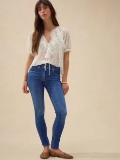 Clearance Next Jean délavé bleu moyen - Jean skinny coupe slim à effet rehausseur