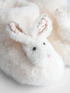 Hot Jojo Maman Bébé Lapin blanc - Chaussons bottes en peluche