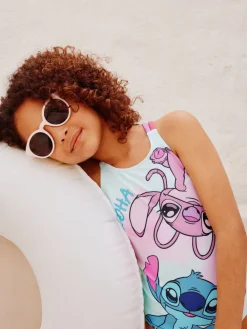 Best Next - Maillot de bain à double bretelle (3-16yrs) Licence Bleu Stitch