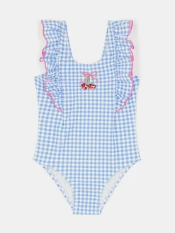 New Angels By Accessorize Maillot de bain FILLE Avec ornements vichy cerise
