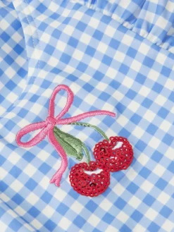New Angels By Accessorize Maillot de bain FILLE Avec ornements vichy cerise