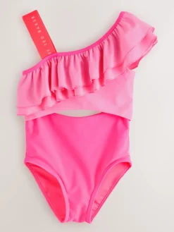 Baker by Ted Baker Maillot de bain Rose à volants| Maillots De Bain
