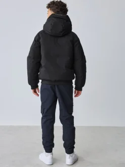 Sale Baker by Ted Baker Manteau bomber rembourré résistant à la douche noir