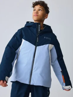 Online Baker by Ted Baker Manteau de ski imperméable bleu