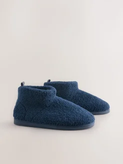 Outlet Next marine - Bottes chaussons en imitation peau de mouton