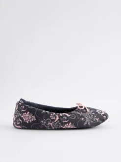 Hot Laura Ashley marine - Chaussons de ballet
