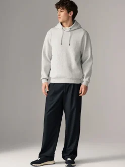 Discount Next Marl gris - Sweat à capuche texturé linéaire