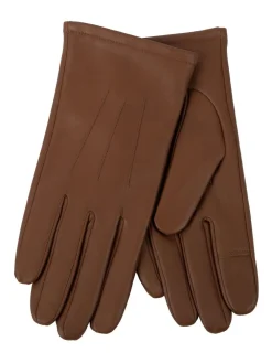 Hot Totes Marron - 3 Gants d’hiver Point Smartouch en cuir