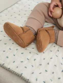Best Next Marron fauve - Bottes bébé doublées chaudes (0-2 mois)