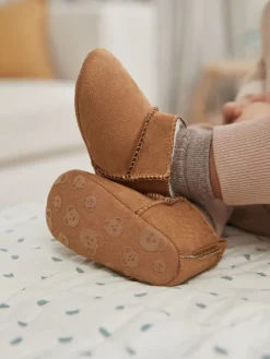 Best Next Marron fauve - Bottes bébé doublées chaudes (0-2 mois)