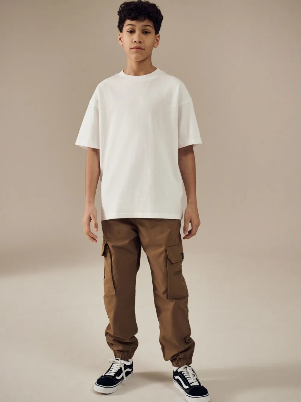 Clearance Next - Pantalon cargo (3-16ans) Marron fauve