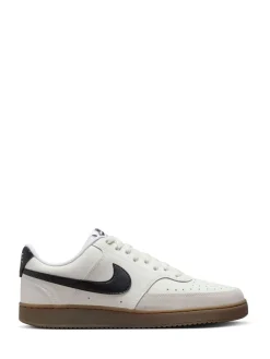 Best Nike - Baskets basses Court Vision Marron/blanc