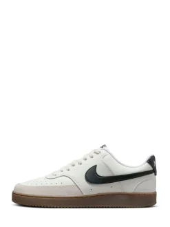 Best Nike - Baskets basses Court Vision Marron/blanc