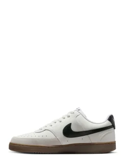 Best Nike - Baskets basses Court Vision Marron/blanc