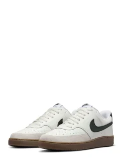 Best Nike - Baskets basses Court Vision Marron/blanc