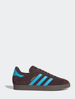Discount adidas originals Marron/bleu - Gazelle Trainers